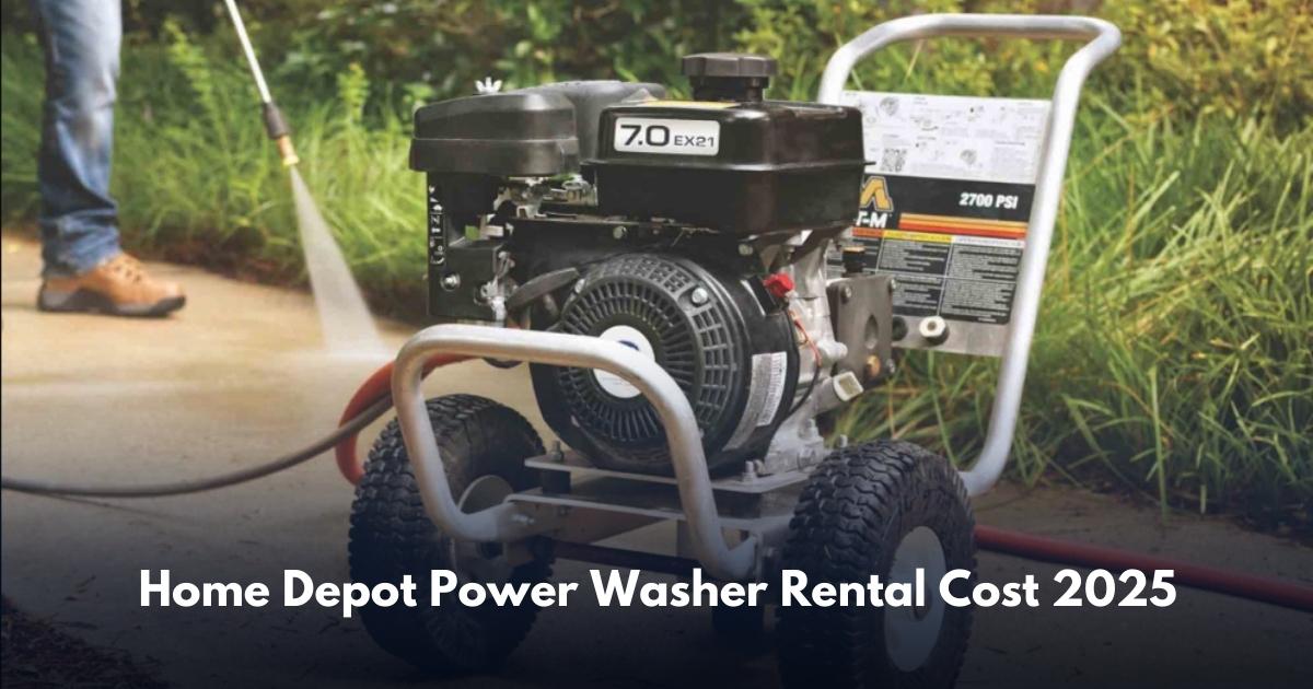 Home Depot Power Washer Rental Cost