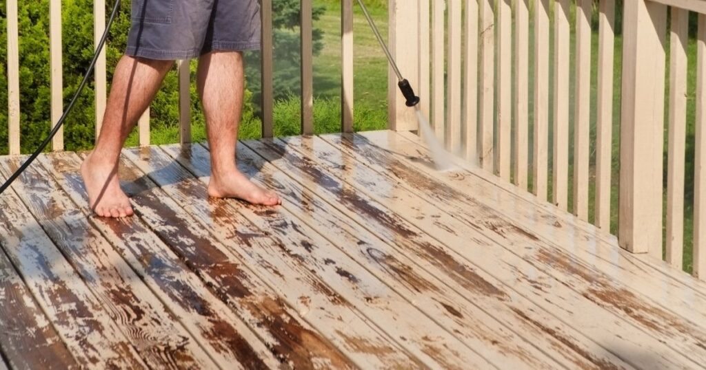  Paint Removal from Deck
