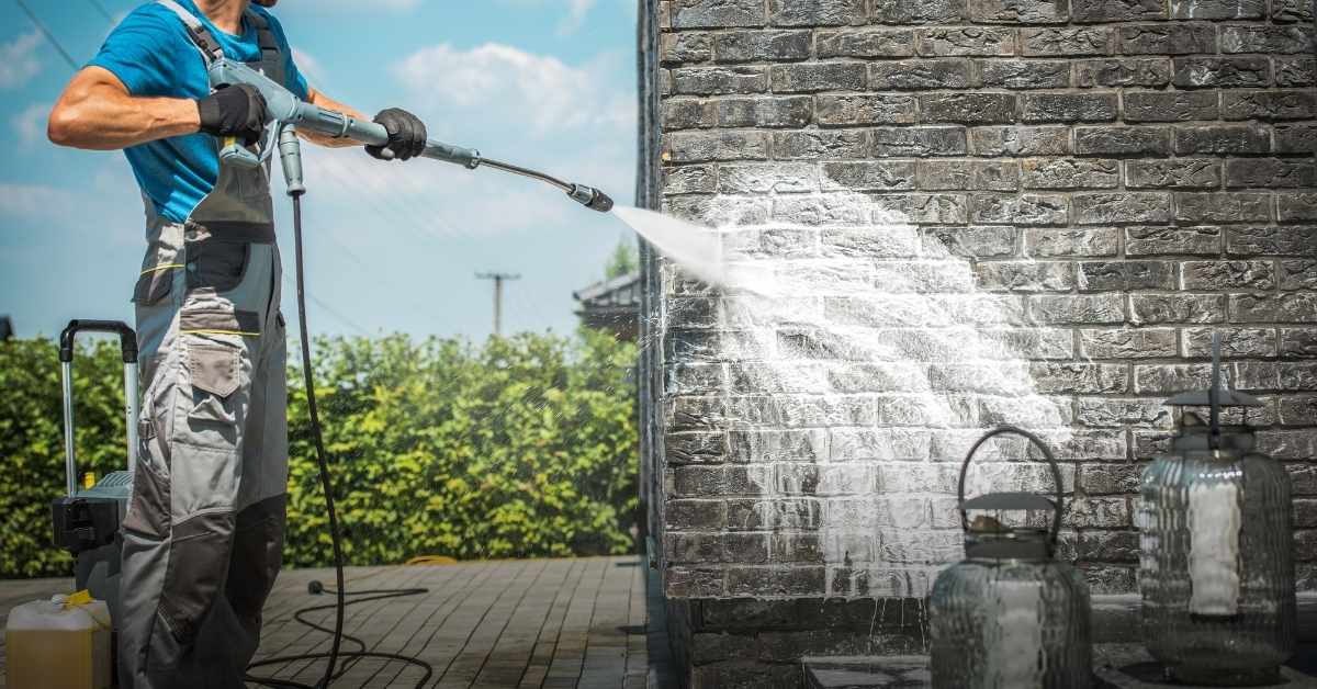 Is It Safe to power washing Brick House?