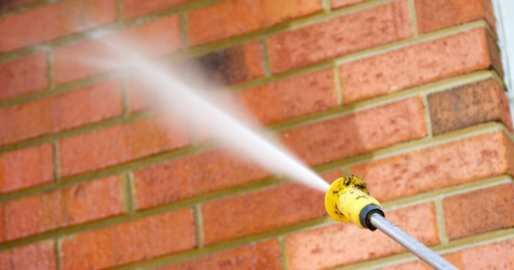 Avoiding time to Power Washing Brick