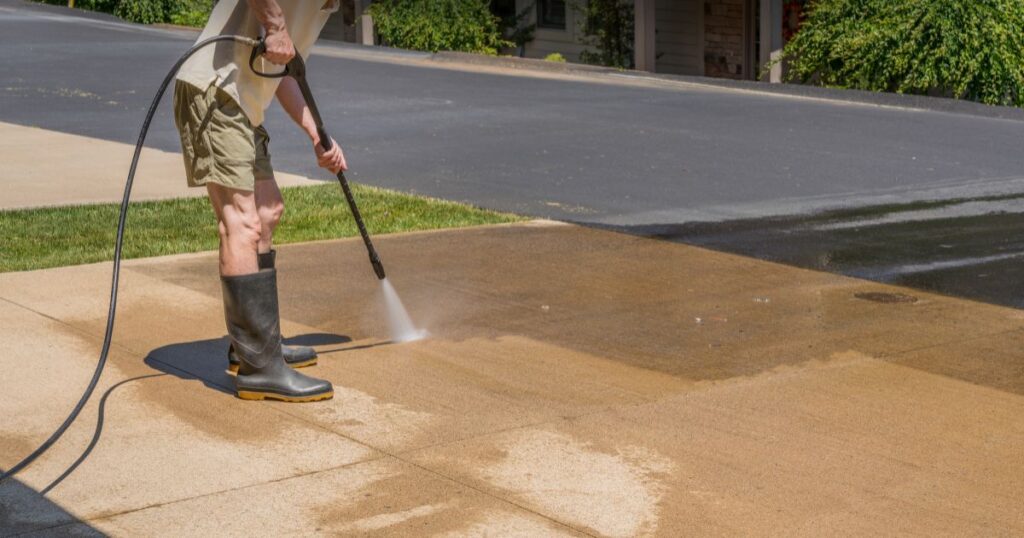 Time for Avoid Power Washing Concrete