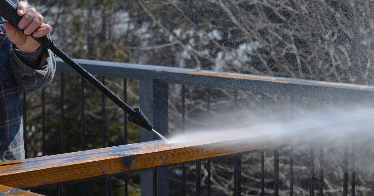 Power Washer Remove Paint From Wood?