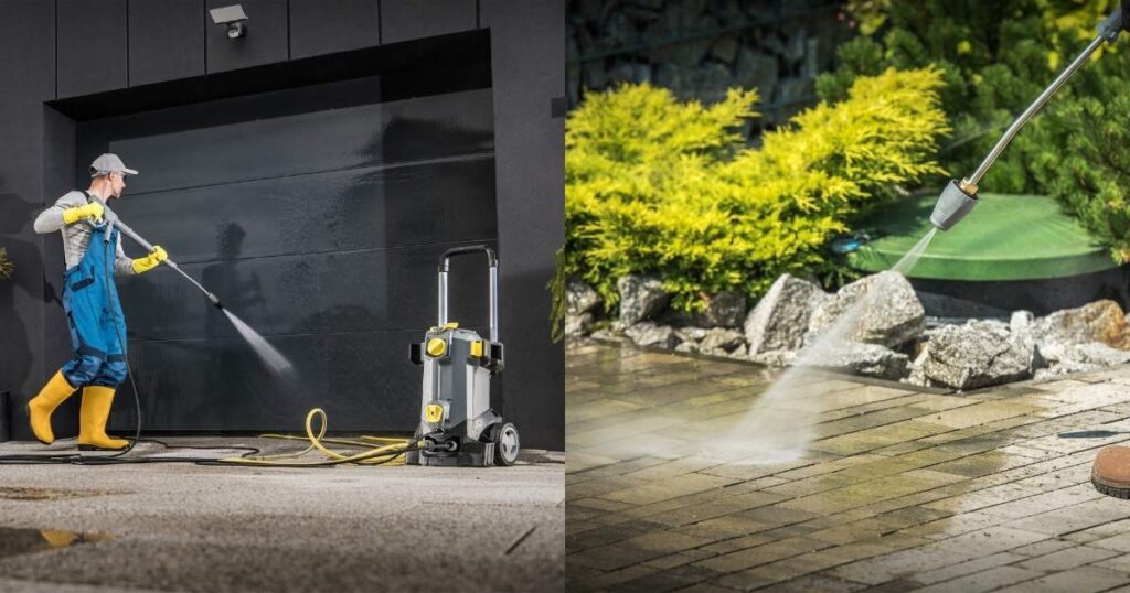 Commercial Pressure washing restores a professional appearance