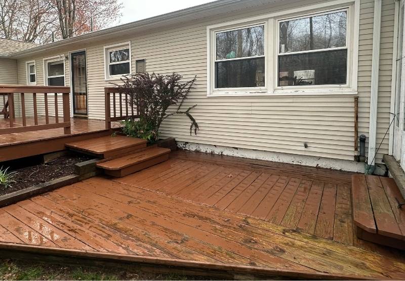 Deck power washing