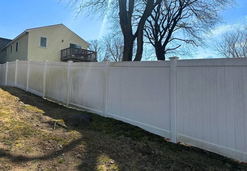 Fence power washing
