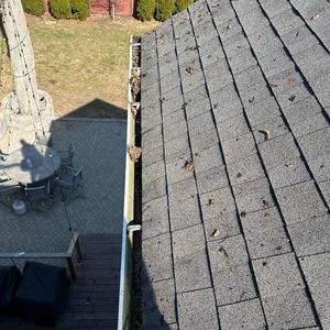 Before Gutter cleaning