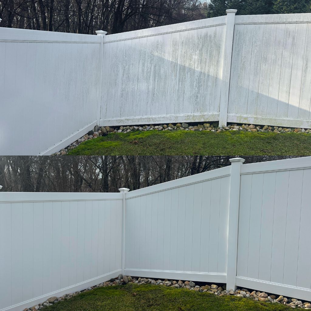fence power washing