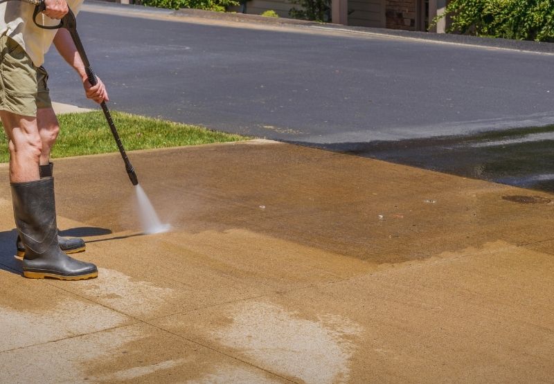 Driveway cleaning